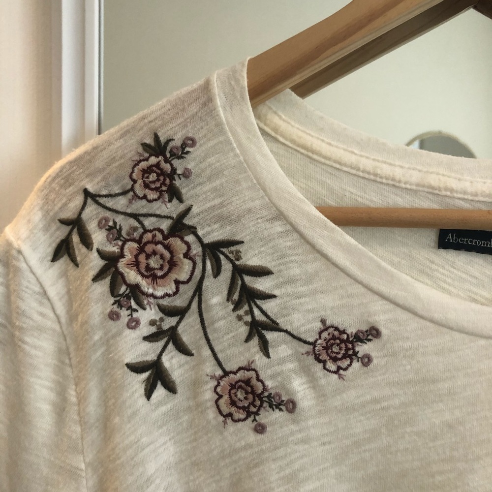 Abercrombie Embroidered Top